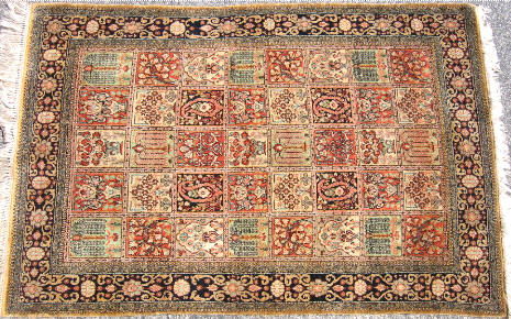 Silk Qum rugs #10-ROC2